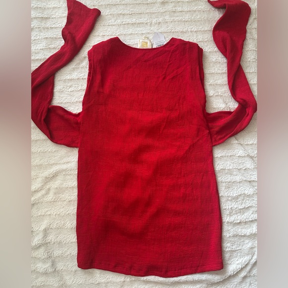 Emily McCarthy Cranberry Red Del Mar Sleeveless Dress - Picture 3 of 14